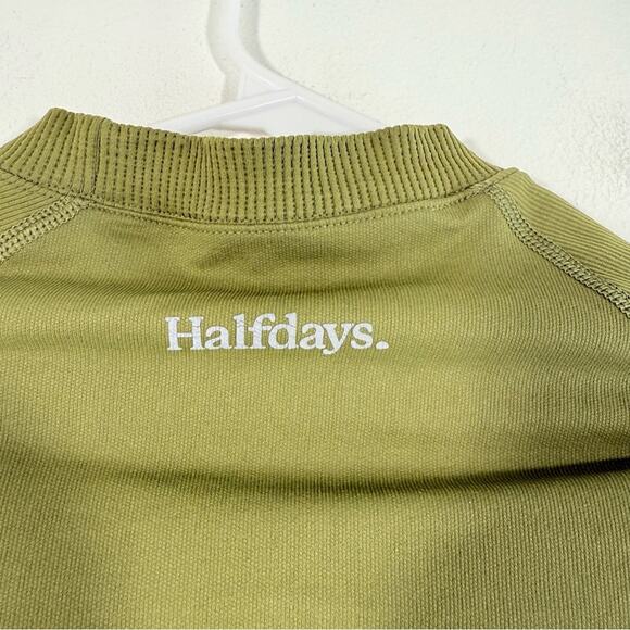 Halfdays Johnson Olive Green Long Sleeve Ski Snow Baselayer XL - Picture 11 of 12